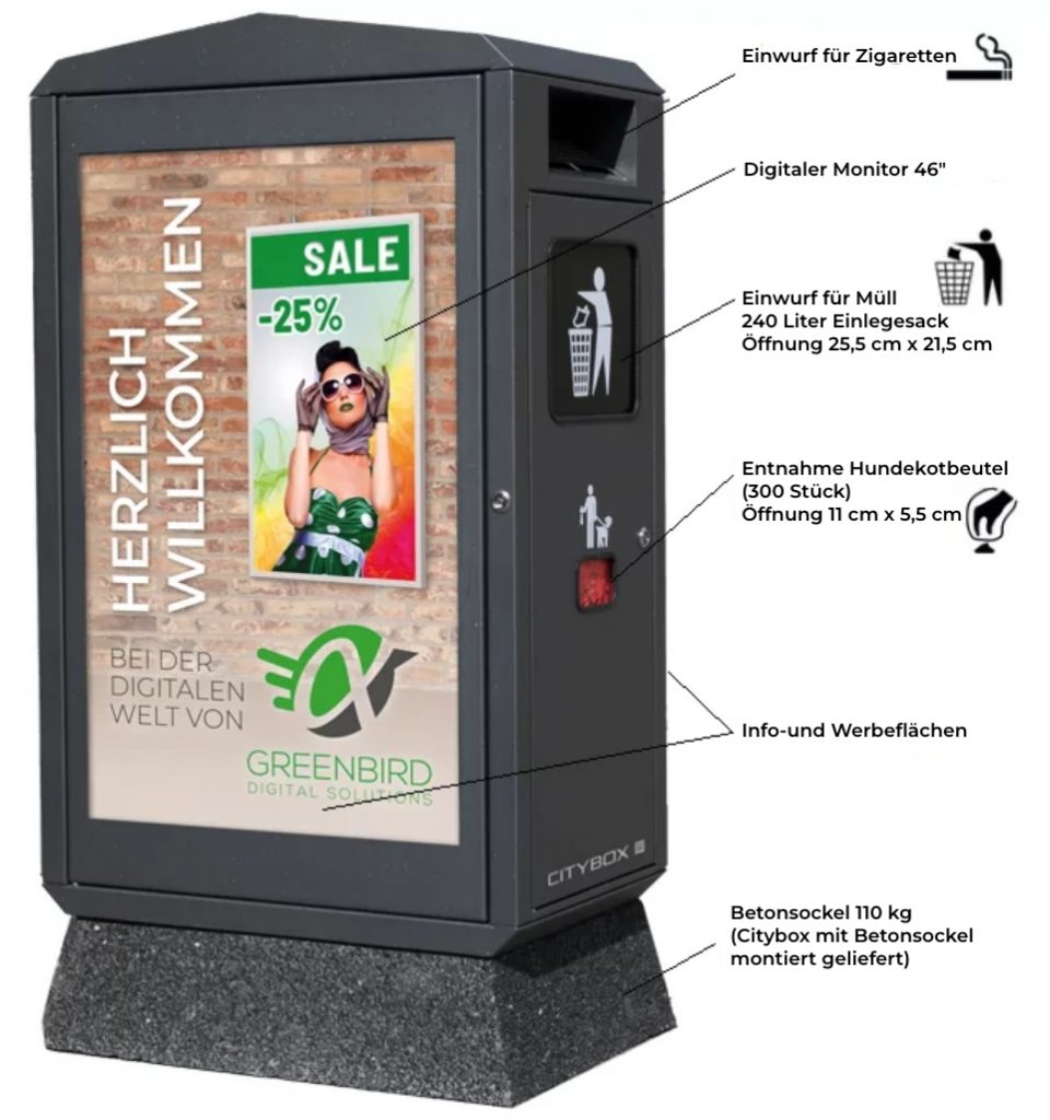 Citybox Digitaler Monitor
